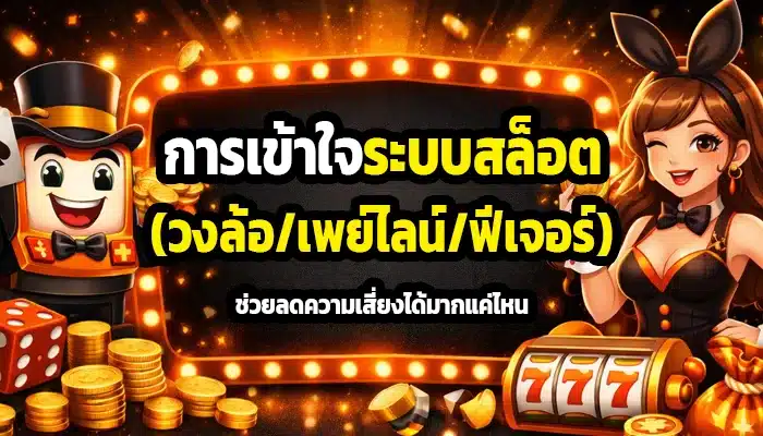 การเข้าใจระบบสล็อต (วงล้อ/เพย์ไลน์/ฟีเจอร์) ช่วยลดความเสี่ยงได้มากแค่ไหน